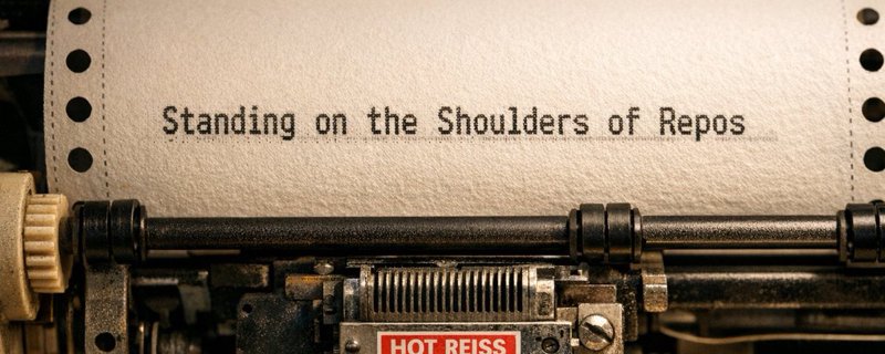 Cover illustration for Standing on the Shoulders of Repos