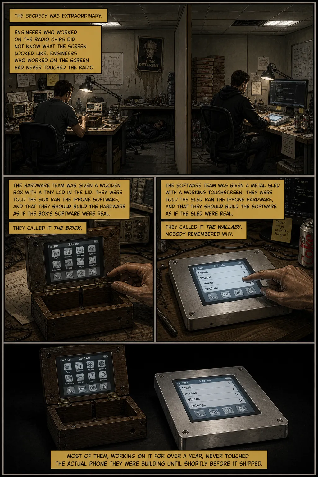 Page 10: Building the iphone in secrecy