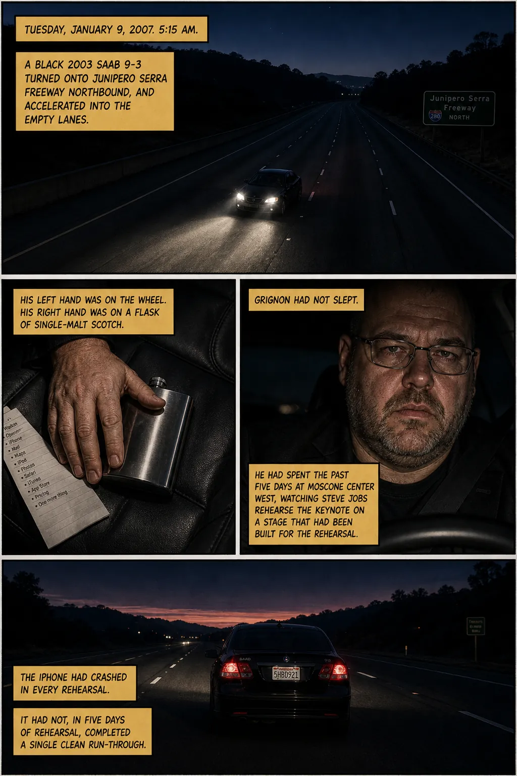 Page 18: Late night drive on junipero serra