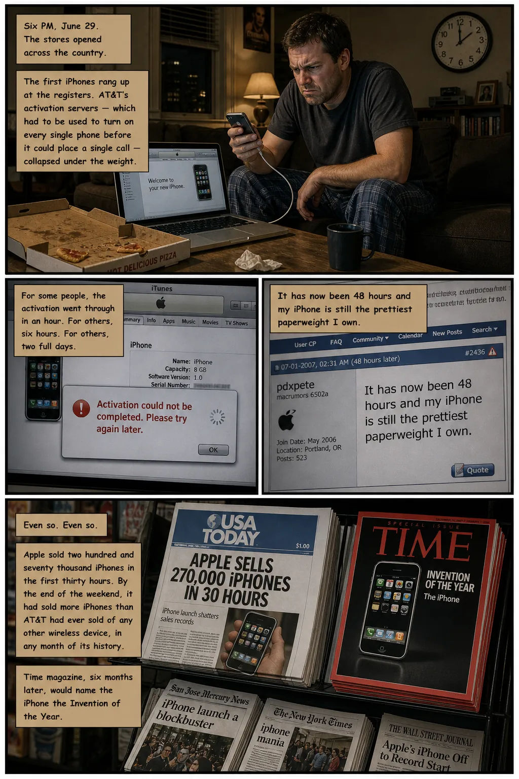 Page 54: Iphone launch chaos and triumph